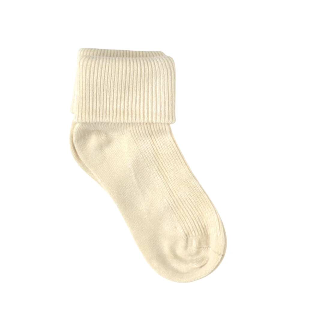Children's bamboo viscose socks — Cream