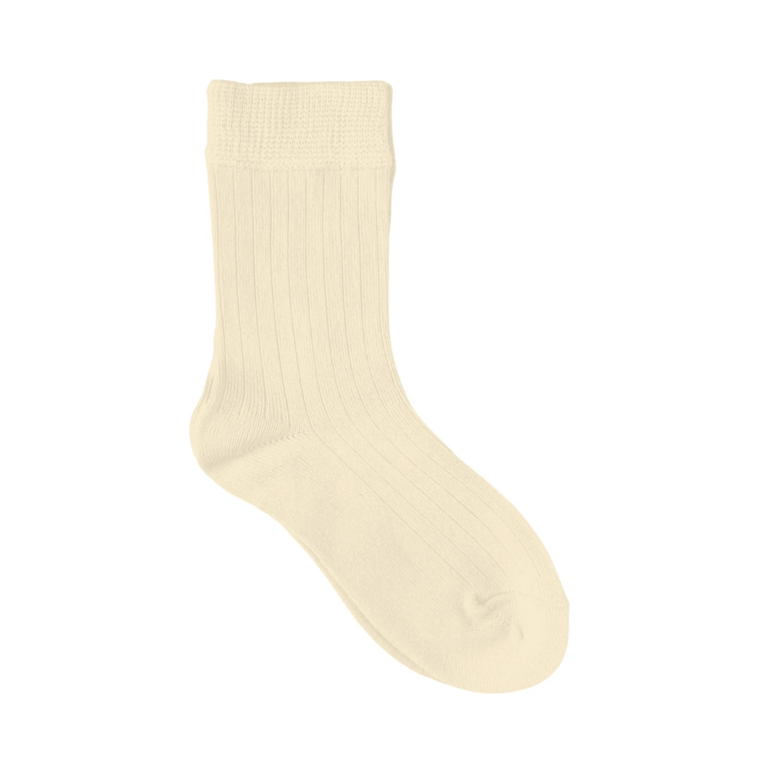 Children's bamboo viscose socks — Cream